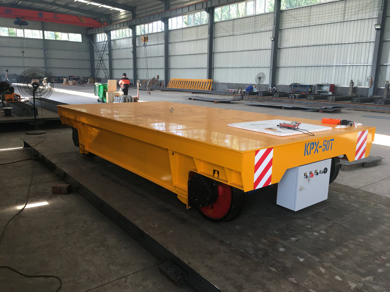 Raskas kuorma Kauko-ohjaus Materiaali Rail Transfer Cart