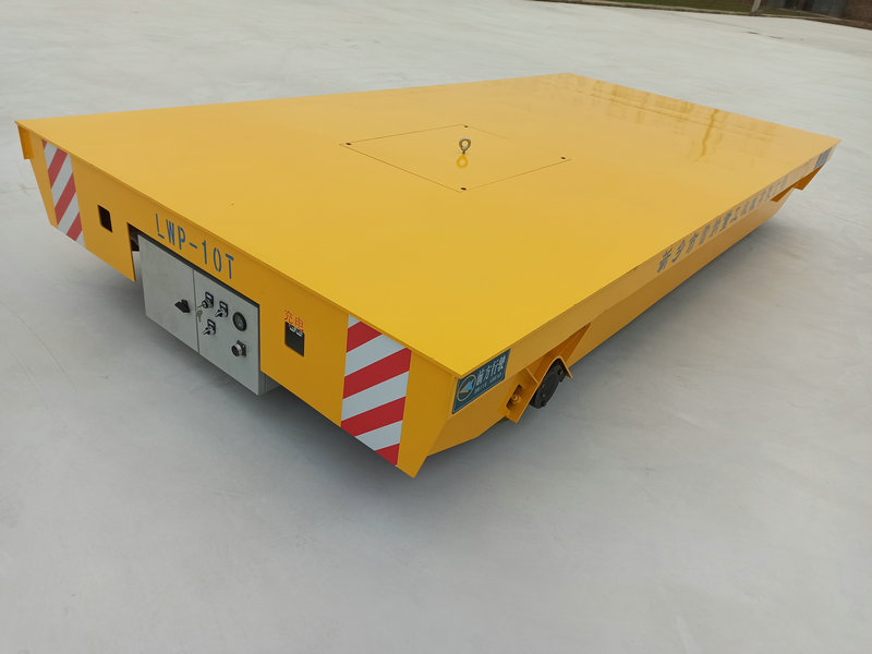 10 tonnia betonituotteita Trackless Transfer Trolley