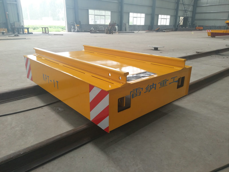 Cable Reel Powered Warehouse Flat Car Raililla Kaukosäätimellä