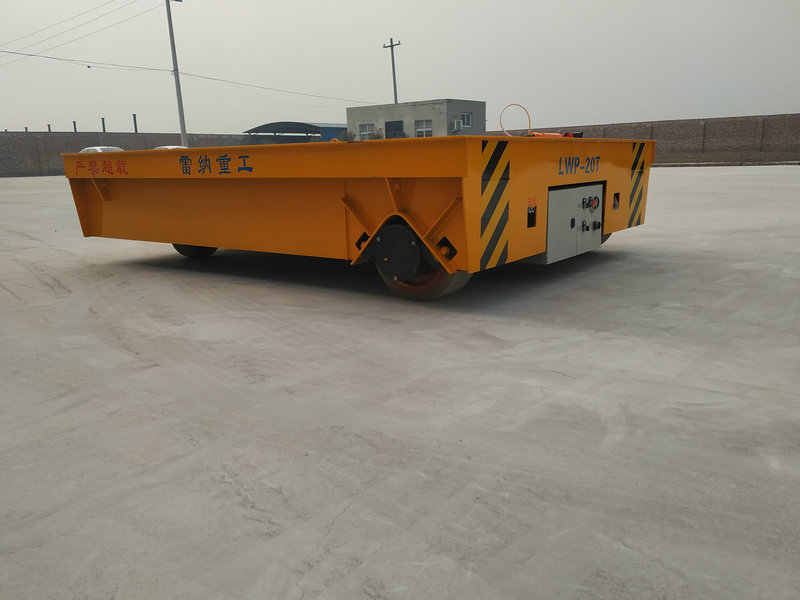 Sähköinen raskas 20 Ton Flat Bed Trolley