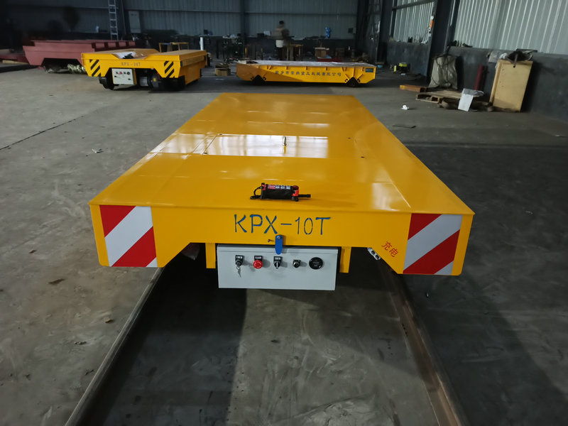 10 Tonnin Akku Powered Rail Transfer Trolley