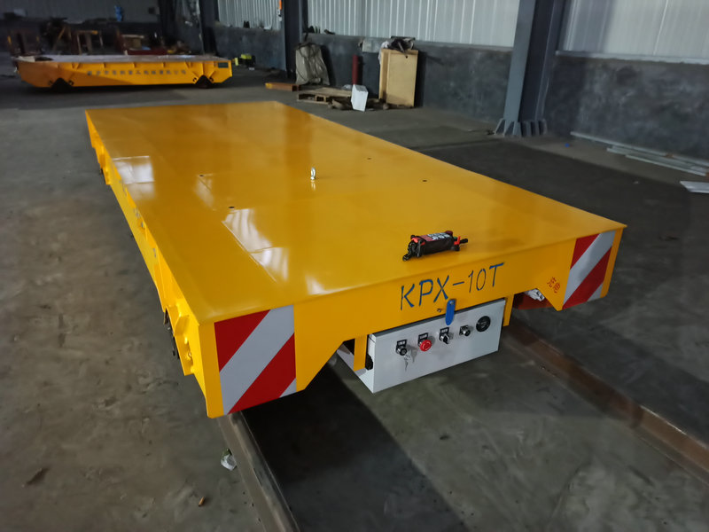 10 Tonnin Akku Powered Rail Transfer Trolley