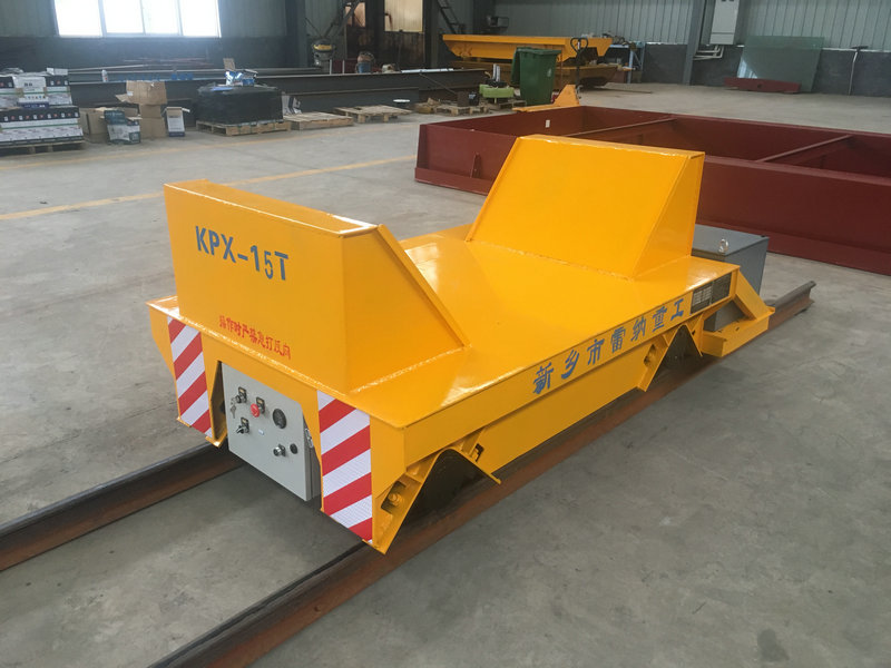 15 Tonnin Teräsputken Akku Rail Transfer Cart