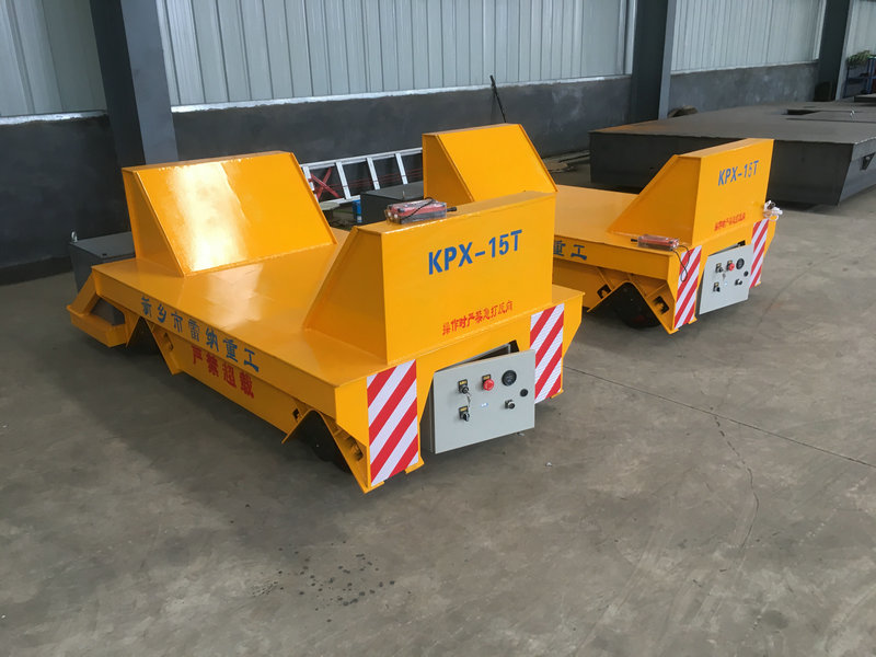15 Tonnin Teräsputken Akku Rail Transfer Cart