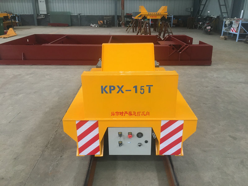 15 Tonnin Teräsputken Akku Rail Transfer Cart