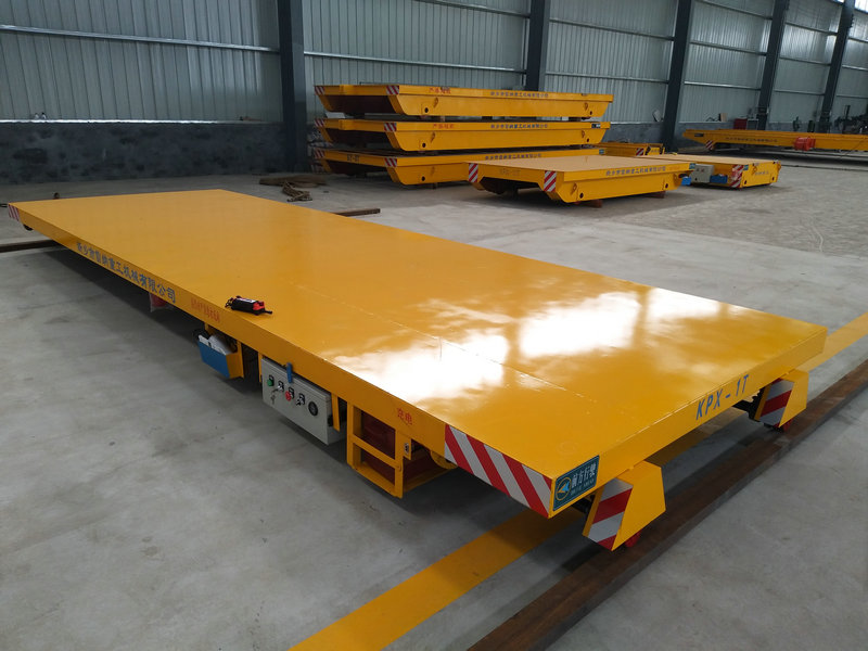 Teollisuuden tavaraliikenteen akku Powered Electric Flat Rail Cart