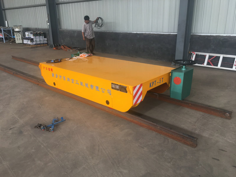 Kaapeli Reel Powered Motorized Rail 5 tonnin teollisuuden siirtoautot