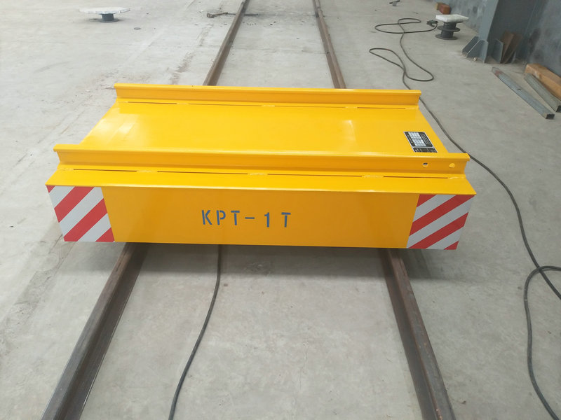 Cable Reel Powered Warehouse Flat Car Raililla Kaukosäätimellä